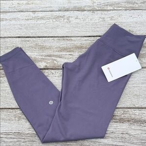 LULULEMON Wunder Train HR Tight 28" nightfall‎ size 6 NWT purple